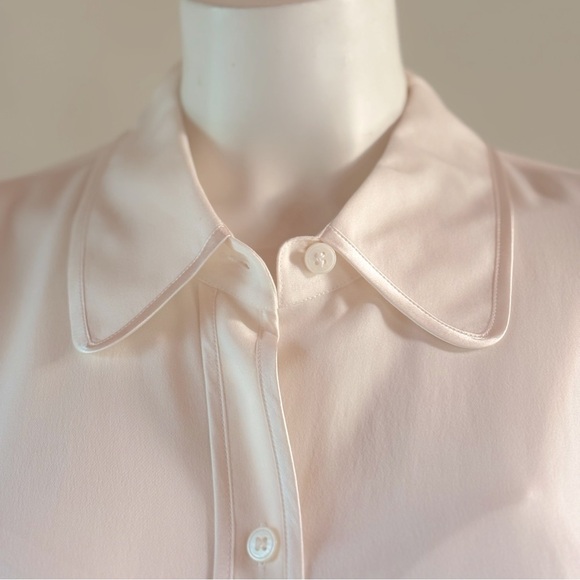 Alfani Woman Elegant Cream Women's Set of  Two Button Down Silk Blouse - Picture 2 of 6